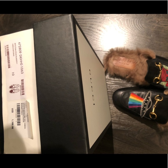 SOLD — Gucci Princetown Loafers w Appliqués - Picture 6 of 8